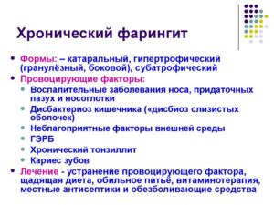 Хронический фарингит