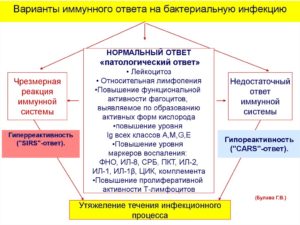 Особенности иммунитета при бактериальных инфекциях