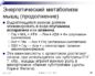 Метаболизм (продолжение...)