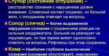 Расстройства сознания